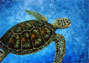 Honu, 24 x 24 Arylic on Canvas